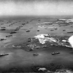 Flota estadounidense en la Bahía de Guantánamo, 1927.
