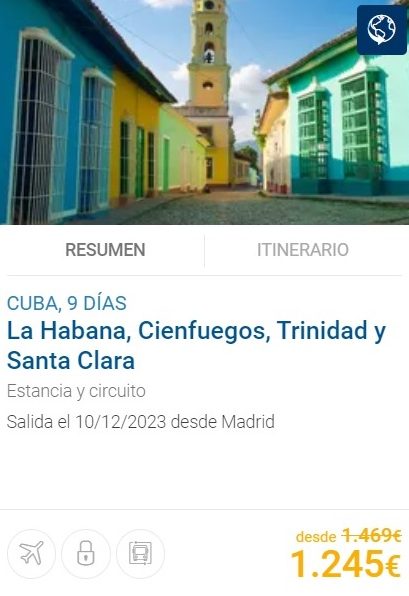 La Habana, Cienfuegos, Trinidad y Santa Clara