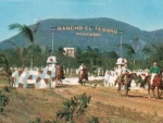 Entrada al Rancho del Tesoro en 1950