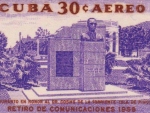 El Ministerio de Comunicaciones le rindió homenaje a Don Cosme de la Torriente con el sello que que coloca a la venta a dos años de su fallecimiento en 1958.