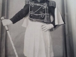 Alegre batutera de la Academia San Jose (Escuela de las Monjas); Arelys Fernández